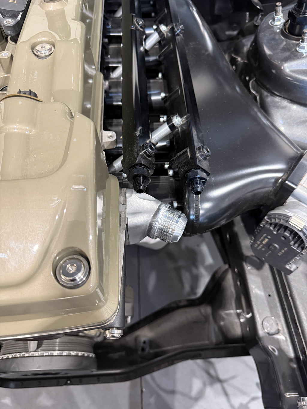 Ford Barra Compact Water Outlet Adaptor – 3D Printed Aluminium