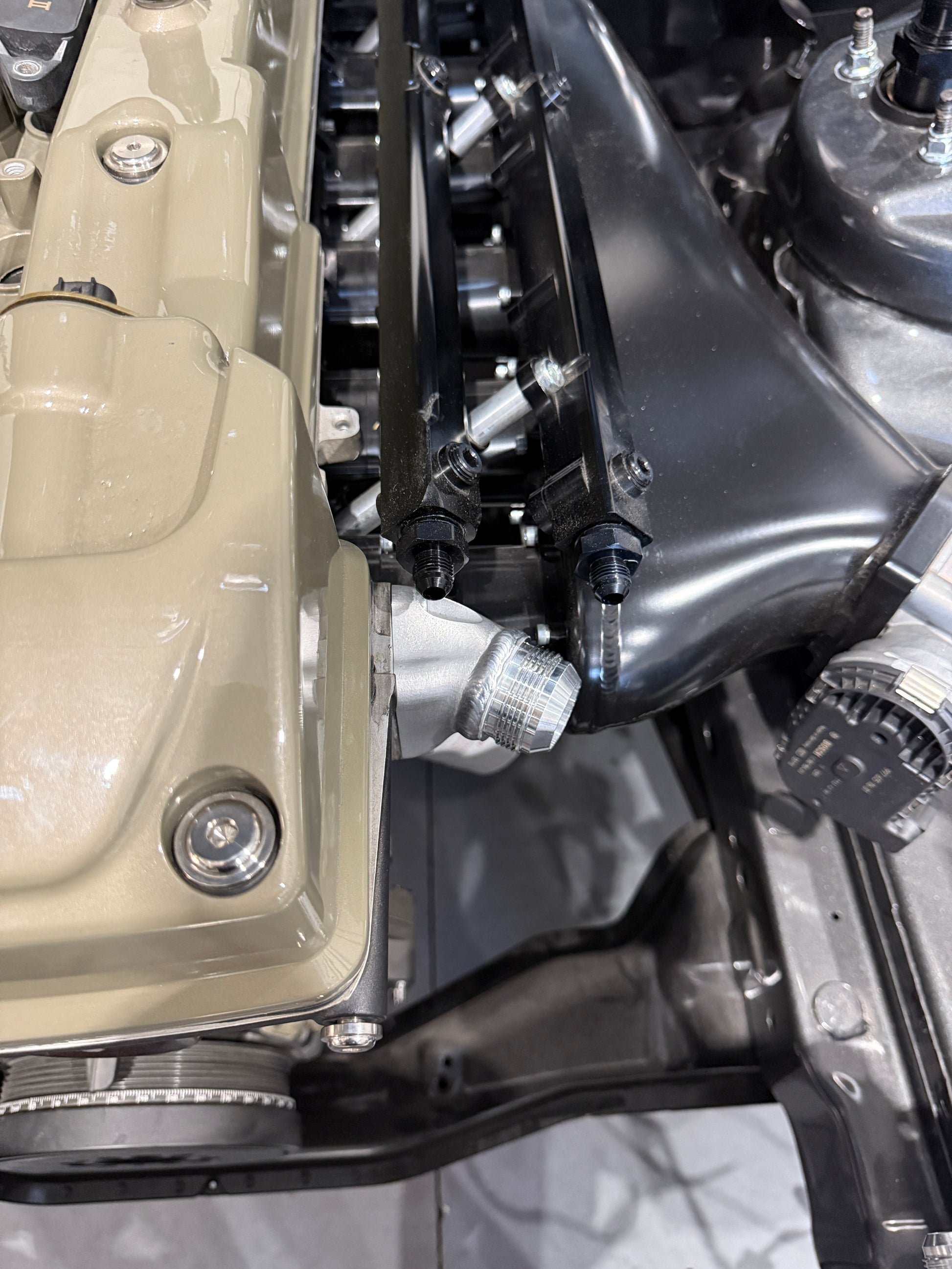 Ford Barra Compact Water Outlet Adaptor – 3D Printed Aluminium