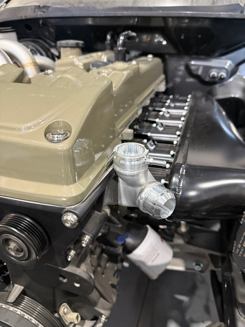 (Ford) Barra Compact Water Outlet Adaptor With Filler Neck