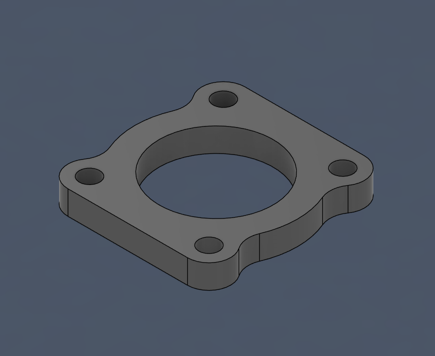 RE-5 Exhaust Head Flange Stainless Steel